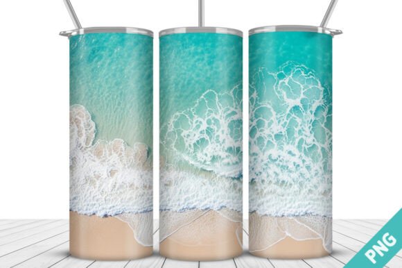 Download Tropical Sunset Beach Tumbler Wrap PNG - Beach tumbler Collection