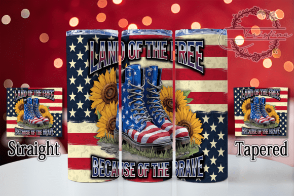 Download Land of the Free Tumbler Wrap - Land of the free tumbler Collection
