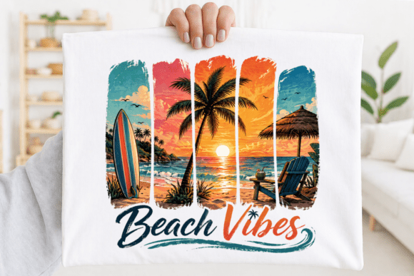 Download Beach Vibes Sublimation PNG - Premium Resources